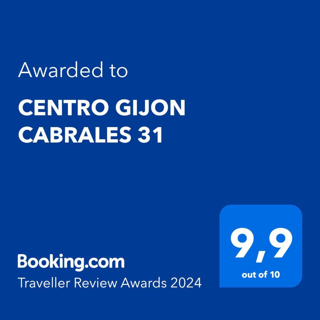 Centro Gijon Cabrales 31 Apartment Luaran gambar